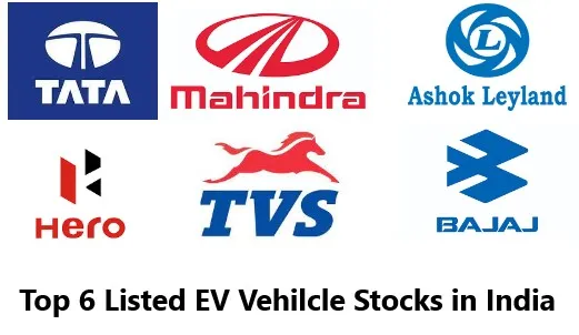 Top 6 listed electric vehicle stocks in India
