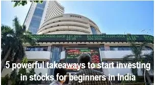 Investing in stocks for beginners in India