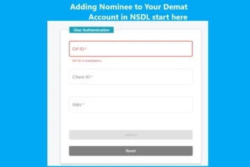 adding a nominee to a demat account