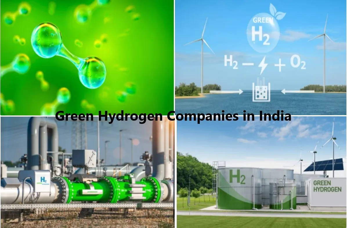 भारत में ग्रीन हाइड्रोजन कंपनियाँ