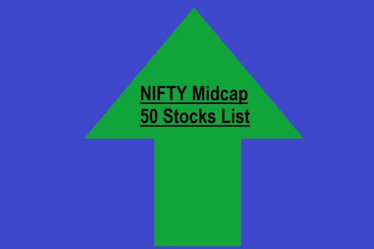 nifty midcap 50 stocks list