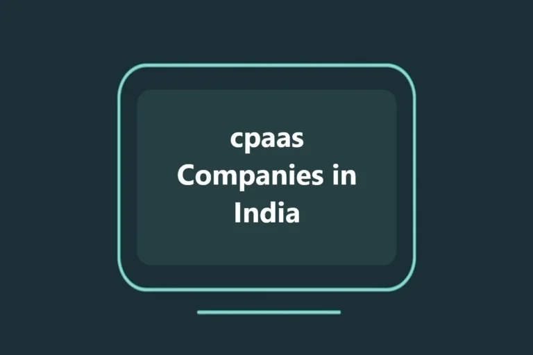 CPAAS Companies in India