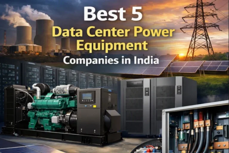 Best 5 Data Center Power Equipment Companies in India